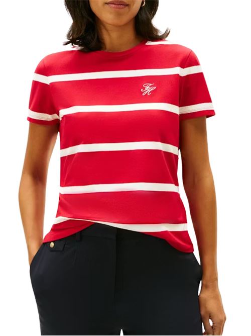 T-shirt regular fit a righe Tommy Hilfiger | WW0WW478090E2